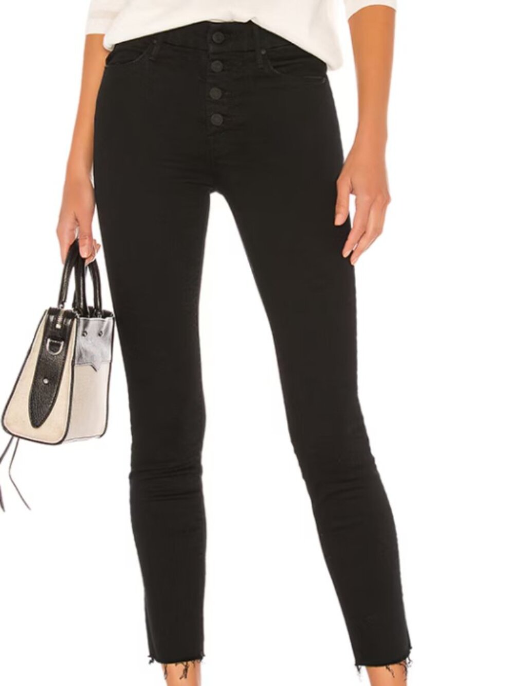 Mother Jeans The Pixie Ankle Fray